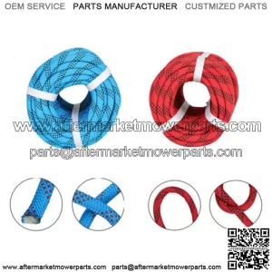 3/8" X 100' Braided Rope Strong Pulling Rope for Climbing Sailing Gardening