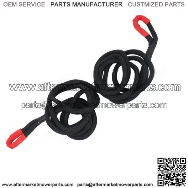 1" ?? 30ft Kinetic Recovery Rope Towing Rope W/2 D Ring Shackles 41500 LBS - Image 3