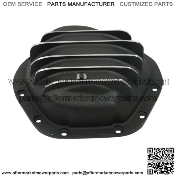 For Dana 44 10-Bolt Rear Aluminum Differential Cover with Gasket & Drain Plug - Image 4