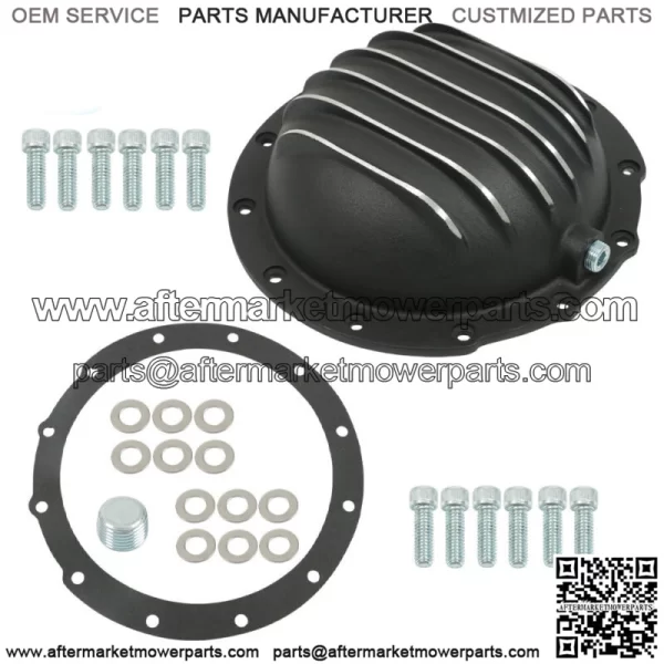 For Jeep AMC Model 20 12-Bolt Rear Differential Cover with Gasket & Drain Plug