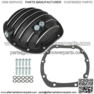 For Jeep Dana 25 27 30 10-Bolt Differential Cover with Gasket & Drain Plug Rear