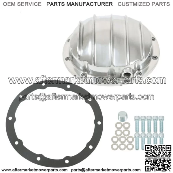 For GM 10 Bolt Cast Aluminum Differential Cover 8.5" & 8.6" Ring Gear Diff Cover