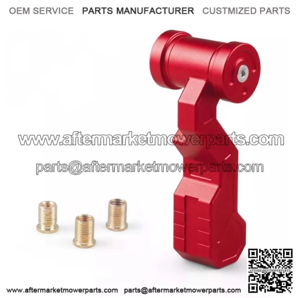 Universal aircraft gear knob long #red