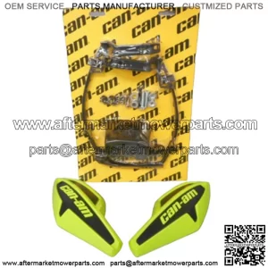 Can-Am MANTA GREEN Wind Deflector Hand Guard Kit w/ Mounting Kit Wrap Around