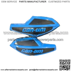 Can-Am Outlander Renegade Octane Blue Handlebar Wind Deflector Pair 715003814