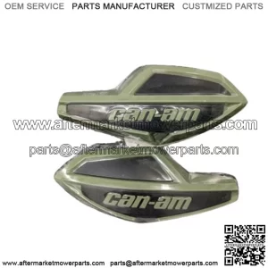Can-Am Outlander Renegade Squadron Green Handlebar Wind Deflector Pair 715006117