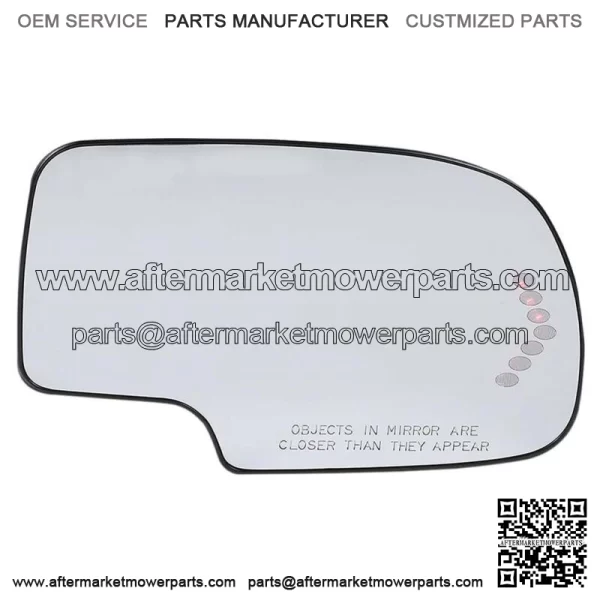 Fit For 03-07 ChevyGMC Cadillac Passenger Side Mirror Glass Heated w/Turn Signal (For: More than one vehicle)