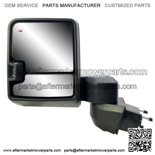 Driver Left Side Chrome Tow Mirror for 19 to 24 Chevrolet Silverado GMC Sierra (For: More than one vehicle)