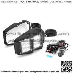 Rear View Side Mirrors w/ LED+Wire Kit For 2014-2024 Polaris RZR XP 1000/4 1000 (Fits: Yamaha Rhino 660)