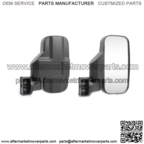 UTV Rear View Side Mirrors 1.75"-2" Roll Cage For Can-am Commander 1000 800R 800 (Fits: Yamaha Rhino 660)