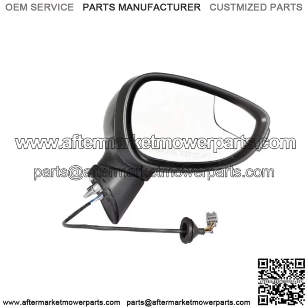 Fit For 2014-2019 Ford Fiesta Mirror Passenger Right Hand Side FO1321460  Black