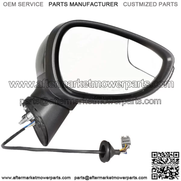 Fit For 2014-2019 Ford Fiesta Mirror Passenger Right Hand Side FO1321460  Black - Image 2