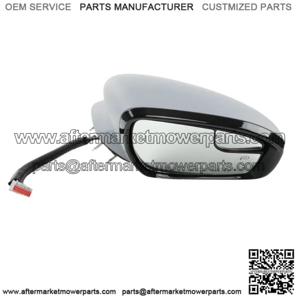 Right Side Power Mirror For 2013-2016 Ford Fion Manual Fold Heated Paintable