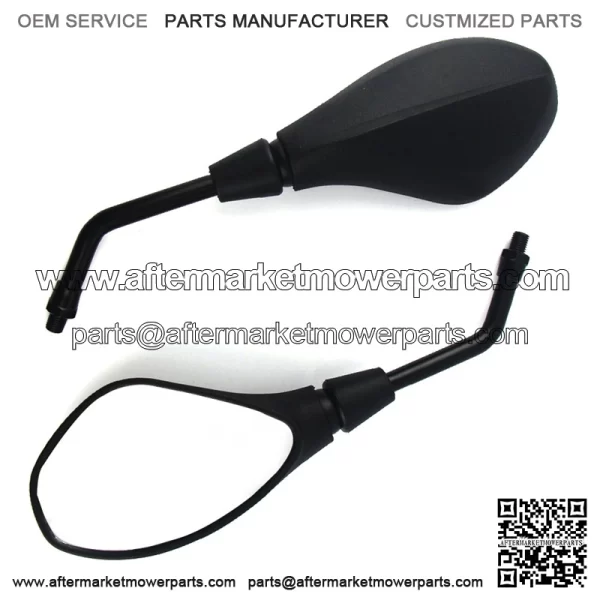 Universal ATV Side Rear View Mirror w/ 7/8 Handlebar Mount for Polaris Honda NEW - Image 3