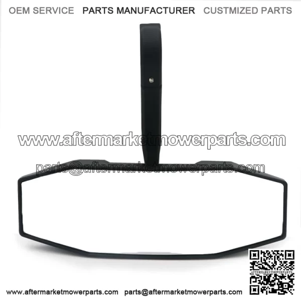 Rear View Center Side UTV ATV Mirror Black 1.75" Bar For Polaris General RZR XP