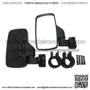 UTV Side Mirrors Compatible With Polaris Ranger General Can-Am fit for slotted Profiled Tube Adjustable break-Away Rear View Mirror