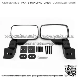 UTV Door Mounted Rear View Side Mirrors for Polaris Ranger XP 1000 Crew #2889241