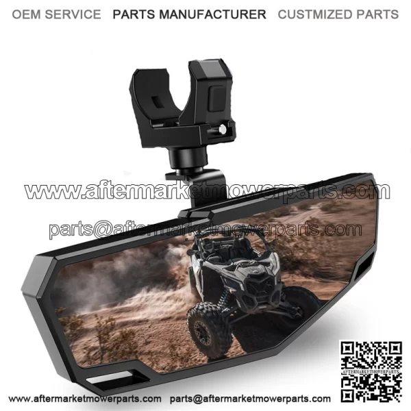 Adjustable UTV Center Rear View Mirror For 2017-2024 Can Am Maverick X3 Max RR