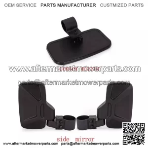 For Polaris and other UTV motorcycle rearview mirrors left right center mirror