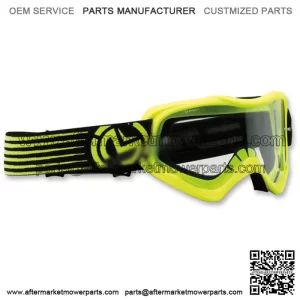 RACING goggles black, transparent lens