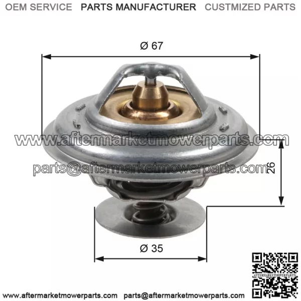 Coolant Thermostat fits VW LT Mk2 2.5D 96 to 06 Gates 025121113F 069121113