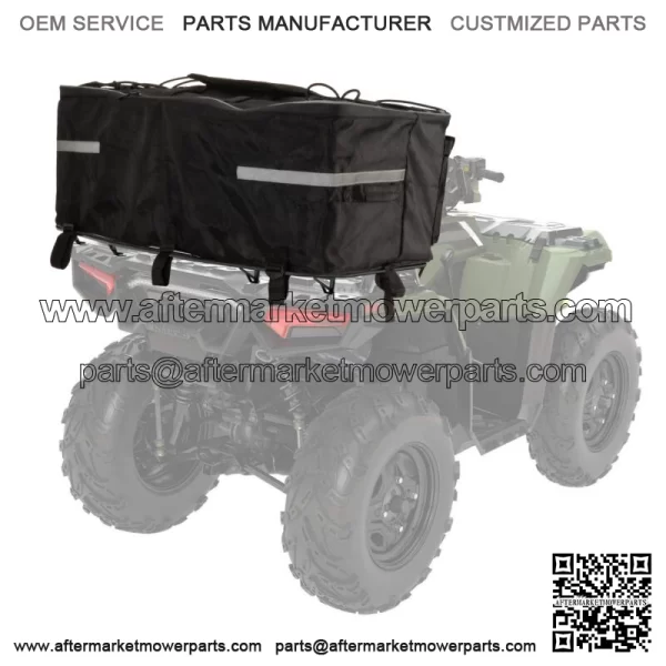 ATV Rear Seat Bag Padded Bottom Support Storage Bag Rack For Honda Sportsman 450 For: More than one vehicle
