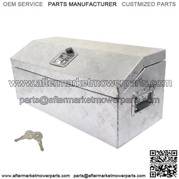 30" x 13" x 13" Tool Box Aluminum for ATV Car Trailer Pickup Truck Trunk Storage