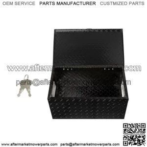 Black Aluminum Diamond Plate for Garage Pickup Traile Tool Box 20" x 12" x 9.5''