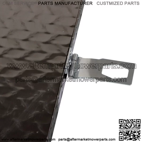 Black Aluminum Diamond Plate for Garage Pickup Traile Tool Box 20" x 12" x 9.5'' - Image 3