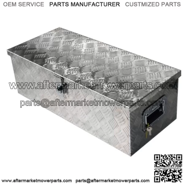 30" x 13" x 10" Aluminum Truck Tool Box for Camper Pickup Flatbed RV Truck Bed
