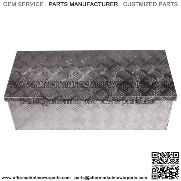 30" x 13" x 10" Aluminum Truck Tool Box for Camper Pickup Flatbed RV Truck Bed - Image 2