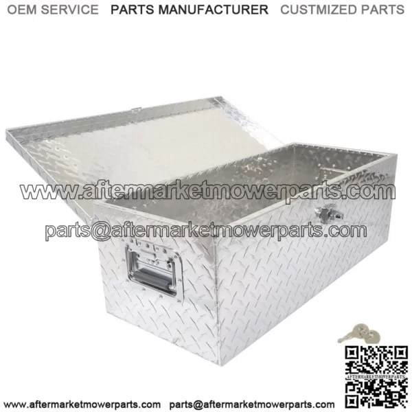 20" Heavy Duty Diamond Plate Tool Box Chest Box Truck Bed RV Trailer - Image 3