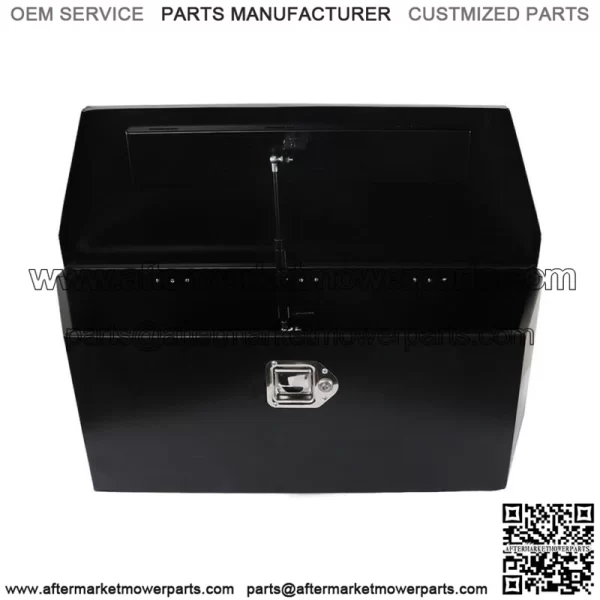 Trailer Tongue Box 2.31cu.ft Trailer Tool Box Black Steel 35 x 12.2 x 11.8 inch - Image 3