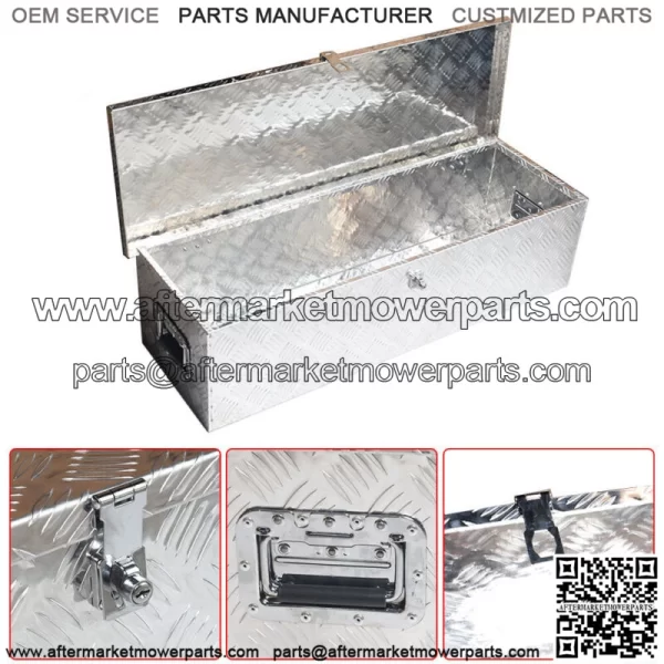 39" x 13" x 10" Tool Box For Trailer Camper Flatbed Pickup Underbed Storage - Image 5