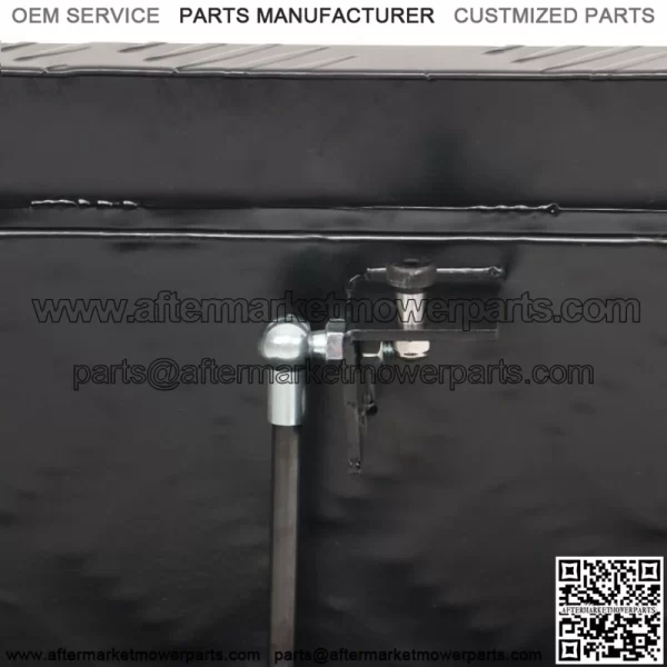 39" x 16.5" x 12" Aluminum Alloy Tool Box with single strut w/Lock & Keys - Image 5