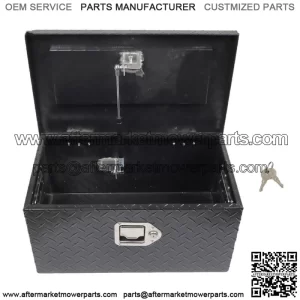 Black 20Inch Aluminum Diamond Plate Tool box  For Truck,Trailer, or RV
