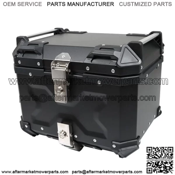 45L Motorcycle Luggage Waterproof Tail Box Scooter Trunk Storage Top Case Balck - Image 3