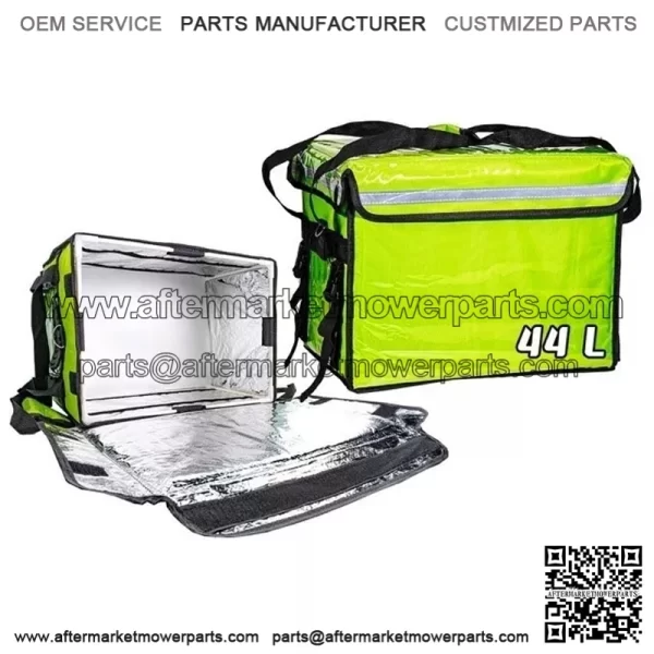 Food Delivery Box For Motorcycles Scooters 44L(Green)
