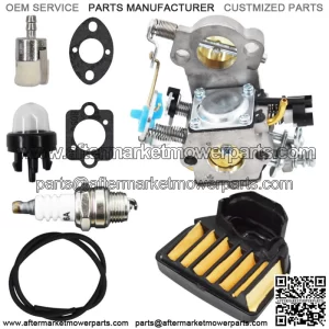 WTA29 Carburetor For Husqvarna 455 460 461 Rancher Jonsered CS2255 W/ Air Filter