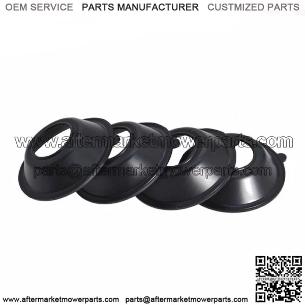 4Pcs Carburetor Slide Diaphragms For Honda Shadow VT750 2000-2007 16111-MEG-003