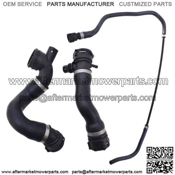 Lower Upper Radiator Coolant Hose+Vent Line Hose Set For BMW 325i 328i 330i - Image 3