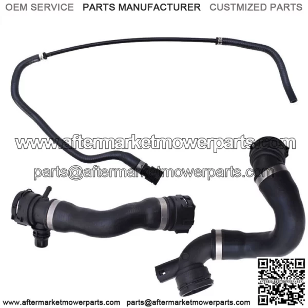 Lower Upper Radiator Coolant Hose+Vent Line Hose Set For BMW 325i 328i 330i - Image 4