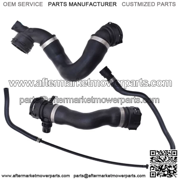 Lower Upper Radiator Coolant Hose+Vent Line Hose Set For BMW 325i 328i 330i - Image 5