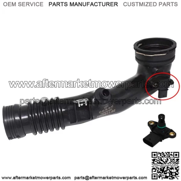 Fit For 2011-2017 BMW 3.0L Turbo  Intercooler Pipe Hose Rear Duct - Image 4