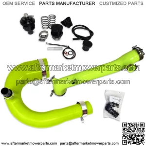 Green Polaris RZR Turbo R & XP PRO Silicone Charge Tube Kit & Blow Off Valve