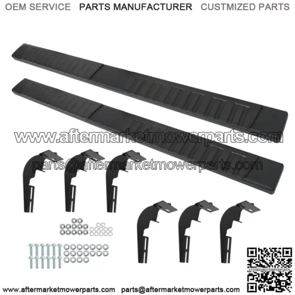 Quad Cab 6" Black Running Board Nerf Bar Side Step H For 2009-2018 Dodge Ram