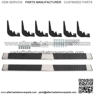 For 2009-2018 Dodge Ram 1500 Crew Cab 6" Side Steps Nerf Bars Running Boards SS