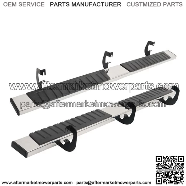 6" Running Board Fit For 19-23 Silverado/Sierra Crew Cab Nerf Bars Side Steps SS