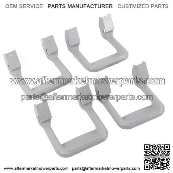 Pickup Aluminum Alloy Footboard 4 Pack #Silver