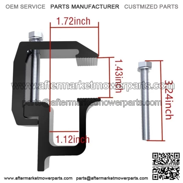 Fixing Clip 4 Pack #Black - Image 2